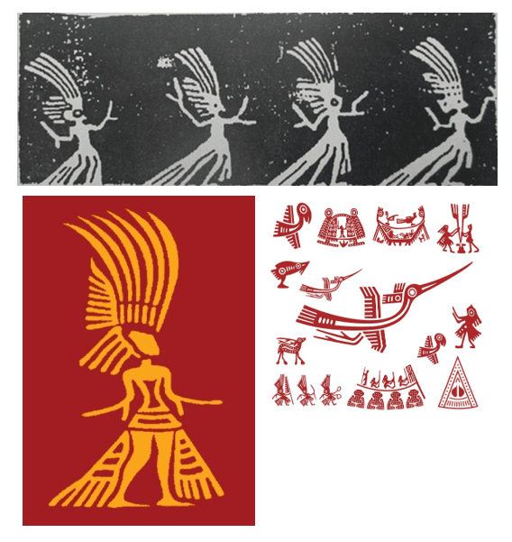 Hiafnh ảnh họa tiết trên trống đồng